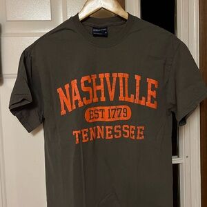MV Sport Nashville Graphic Tee in Dark Green